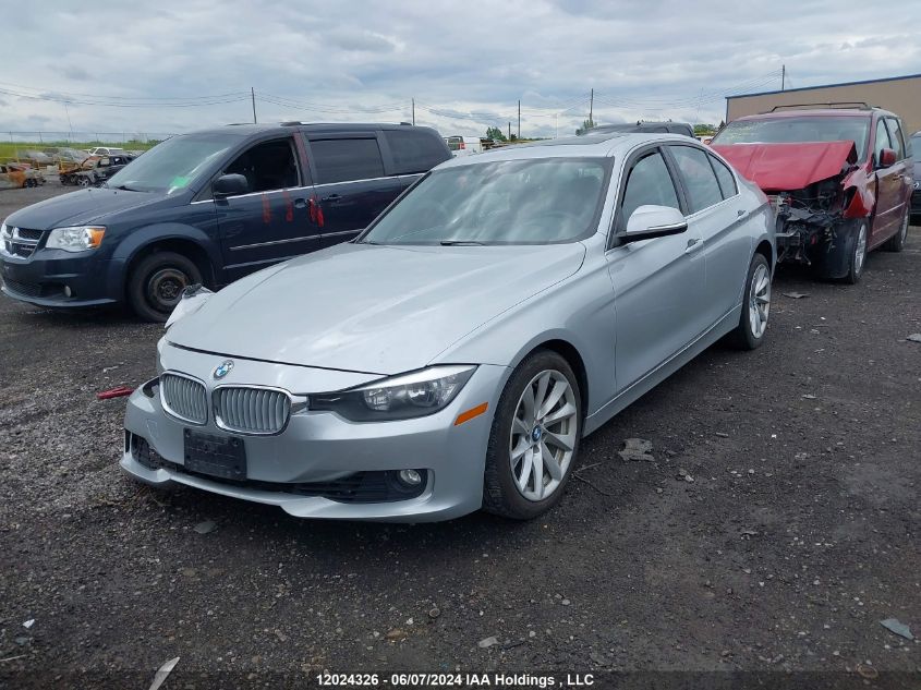 2014 BMW 320 I xDrive VIN: WBA3C3G56ENS70395 Lot: 12024326