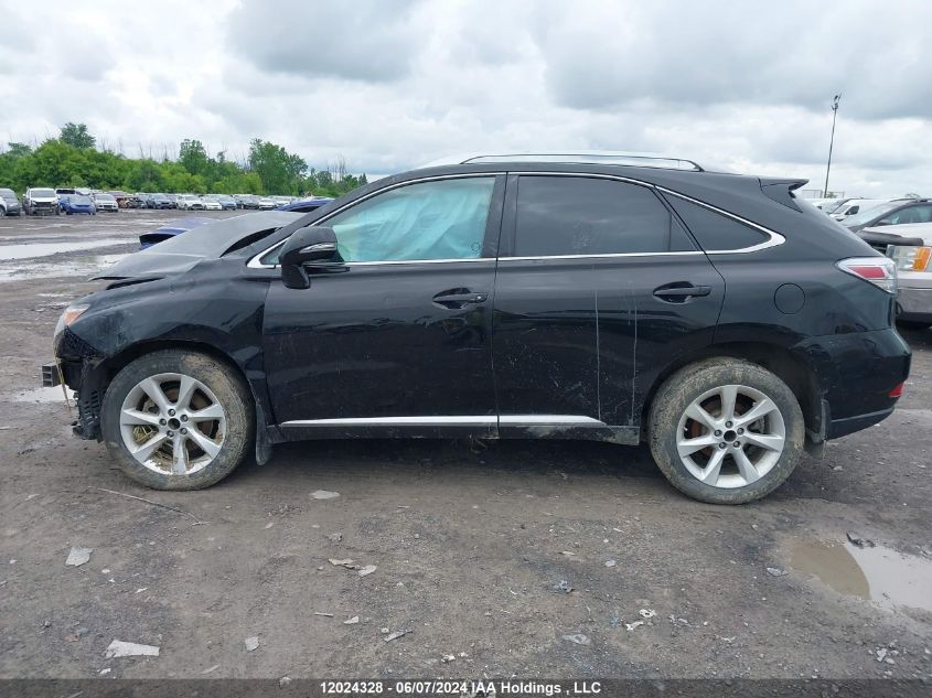 2012 Lexus Rx 350 VIN: 2T2BK1BA9CC123817 Lot: 12024328