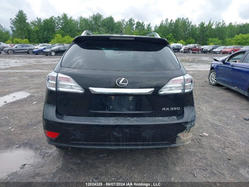 2012 Lexus Rx 350 VIN: 2T2BK1BA9CC123817 Lot: 12024328