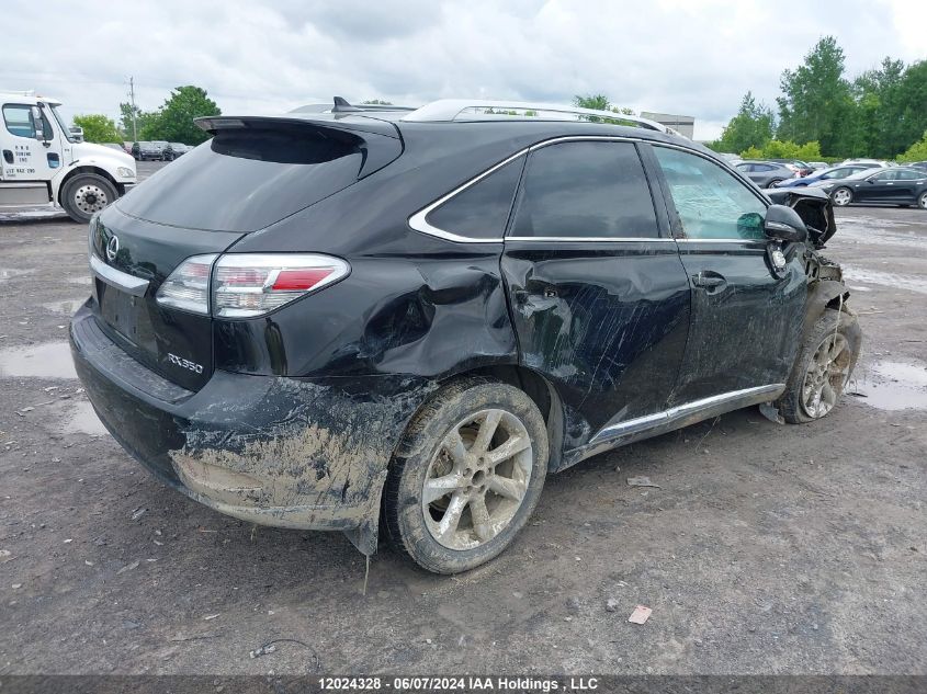 2012 Lexus Rx 350 VIN: 2T2BK1BA9CC123817 Lot: 12024328