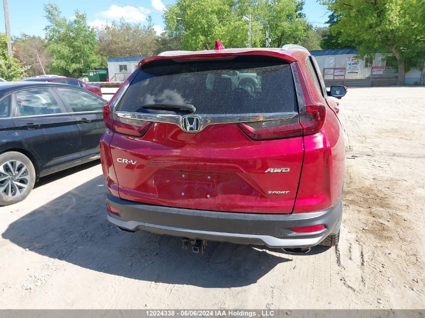 2021 Honda Cr-V VIN: 2HKRW2H41MH208910 Lot: 12024338
