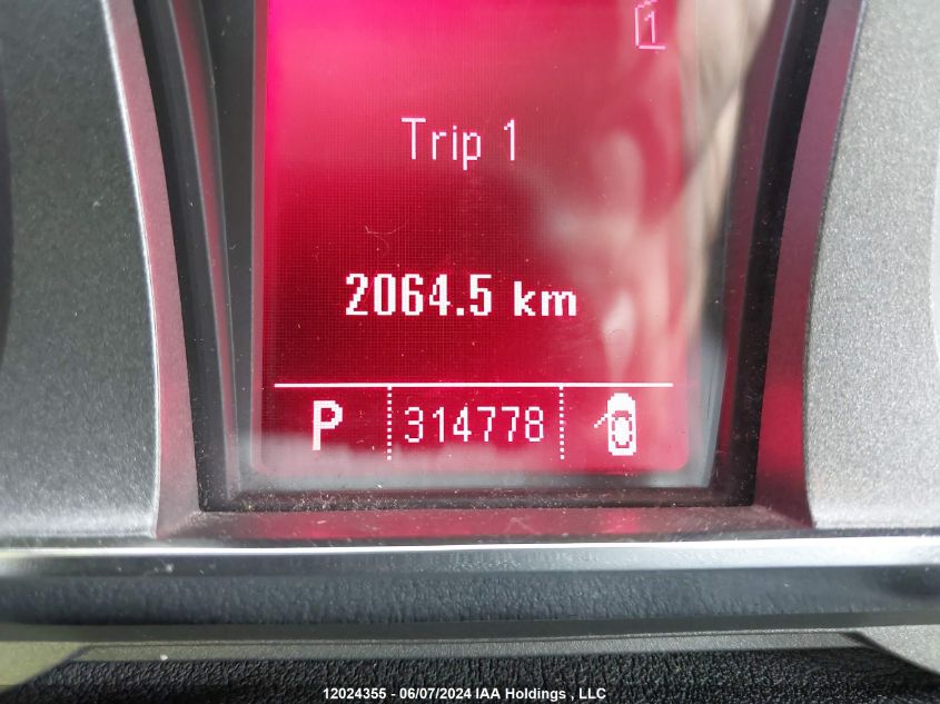 2011 GMC Terrain Awd VIN: 2CTFLXE56B6282545 Lot: 12024355