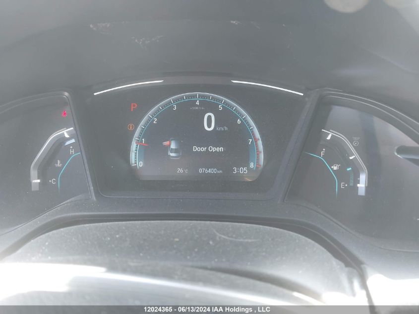 2019 Honda Civic Lx VIN: 2HGFC2F54KH037214 Lot: 12024365