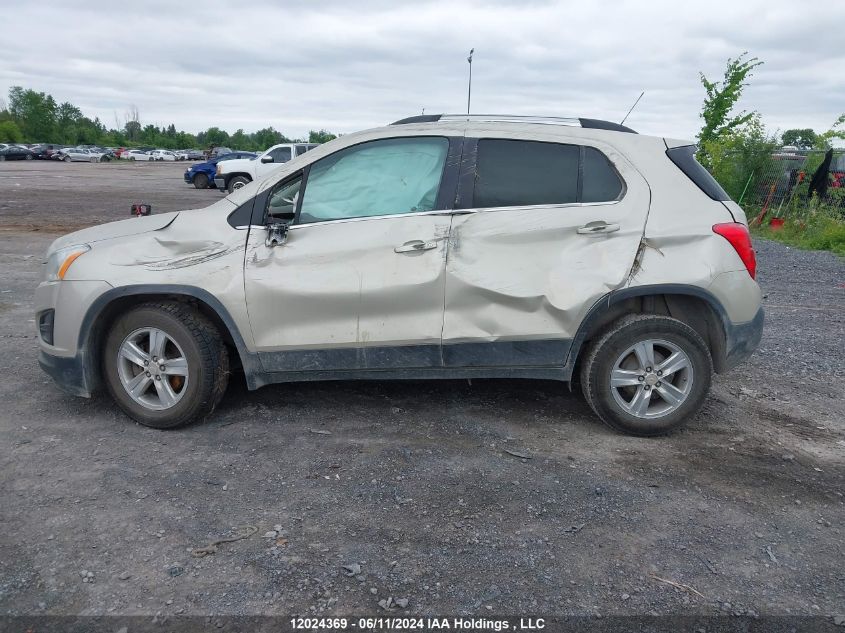 2016 Chevrolet Trax VIN: 3GNCJLSB3GL225186 Lot: 12024369