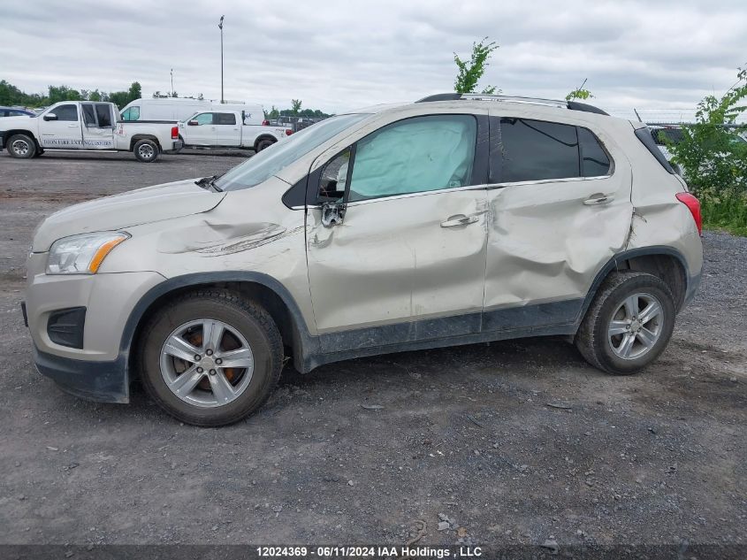 2016 Chevrolet Trax VIN: 3GNCJLSB3GL225186 Lot: 12024369