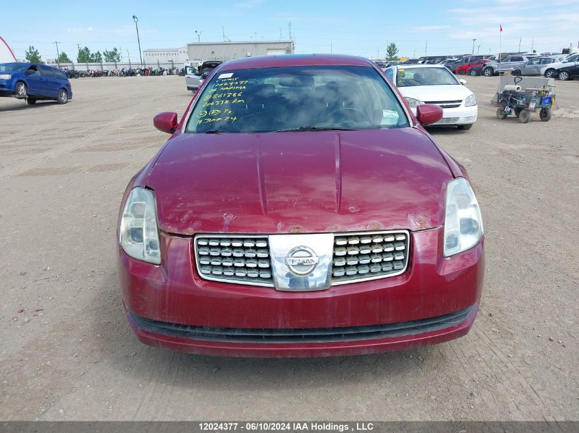 2006 Nissan Maxima 3.5 Se VIN: 1N4BA41E56C861386 Lot: 12024377