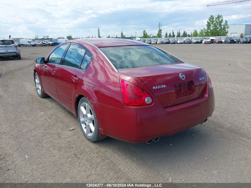 2006 Nissan Maxima 3.5 Se VIN: 1N4BA41E56C861386 Lot: 12024377