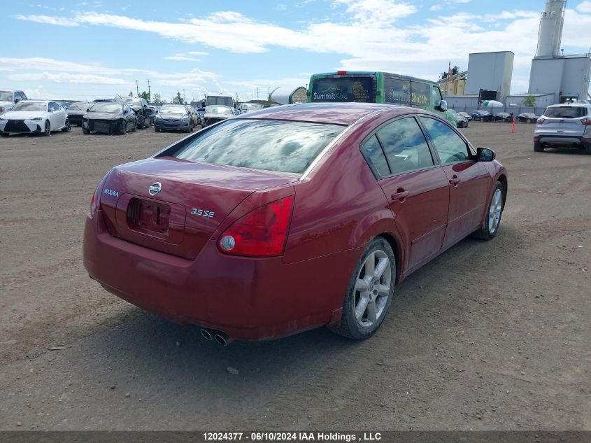 2006 Nissan Maxima 3.5 Se VIN: 1N4BA41E56C861386 Lot: 12024377