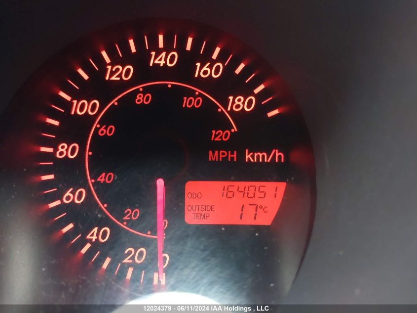 2003 Toyota Corolla Matrix Xr VIN: 2T1KR32E03C707747 Lot: 12024379