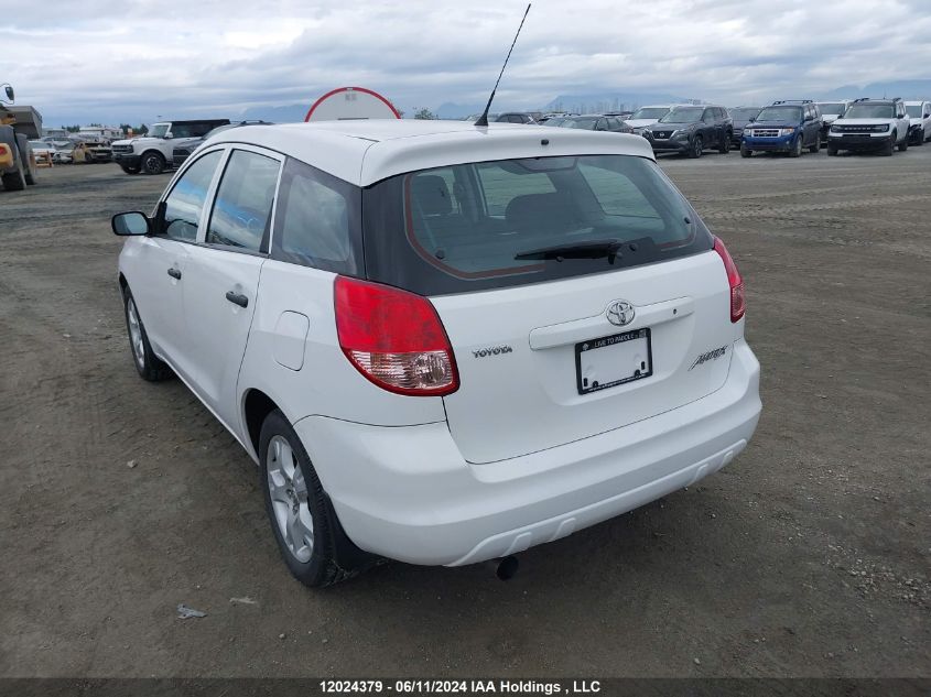 2003 Toyota Corolla Matrix Xr VIN: 2T1KR32E03C707747 Lot: 12024379