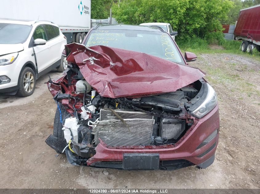 2017 Hyundai Tucson Limited/Sport And Eco/Se VIN: KM8J3CA20HU506439 Lot: 12024390