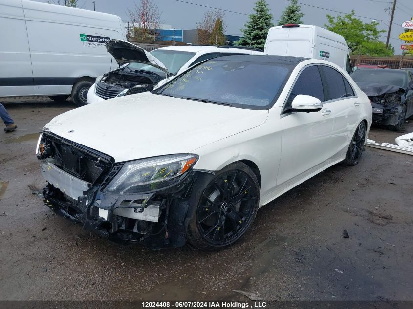 2016 Mercedes-Benz S-Class VIN: WDDUF8FB3GA244405 Lot: 12024408