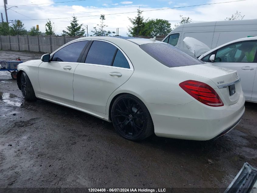 2016 Mercedes-Benz S-Class VIN: WDDUF8FB3GA244405 Lot: 12024408