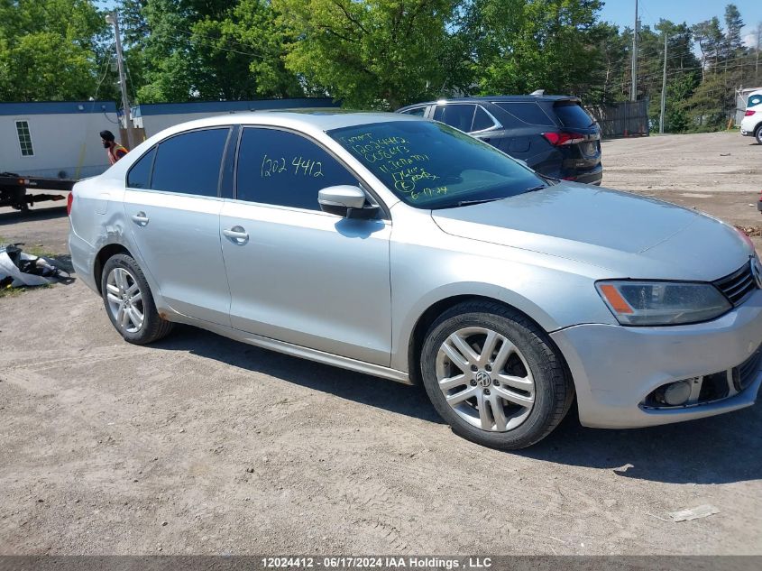 2011 Volkswagen Jetta VIN: 3VWLL7AJ1BM008643 Lot: 12024412