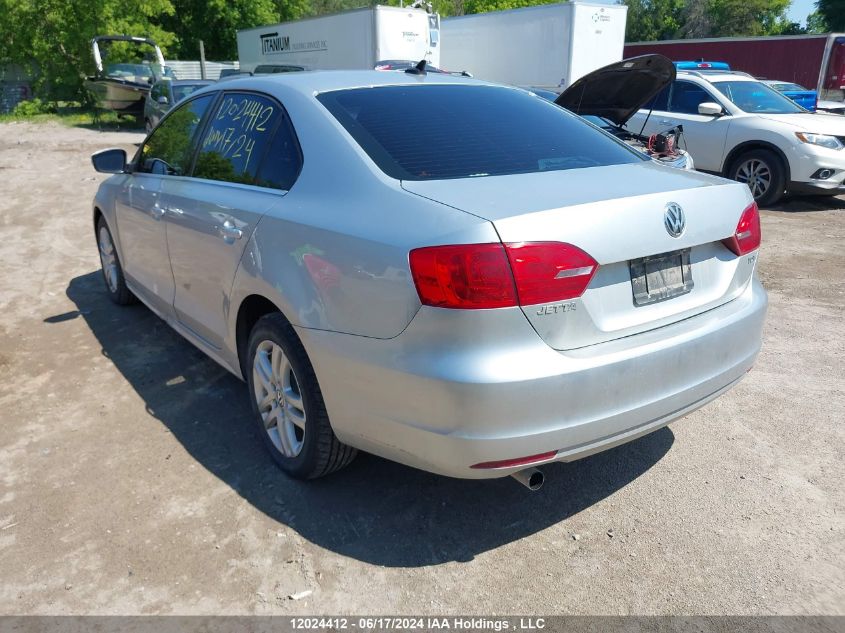 2011 Volkswagen Jetta VIN: 3VWLL7AJ1BM008643 Lot: 12024412