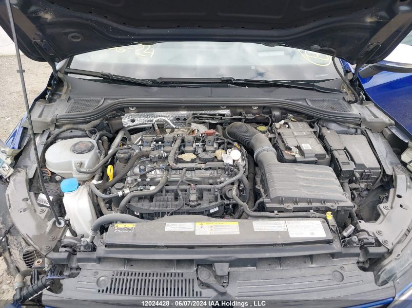 2022 Volkswagen Golf R VIN: WVWEB7CD6NW158175 Lot: 12024428