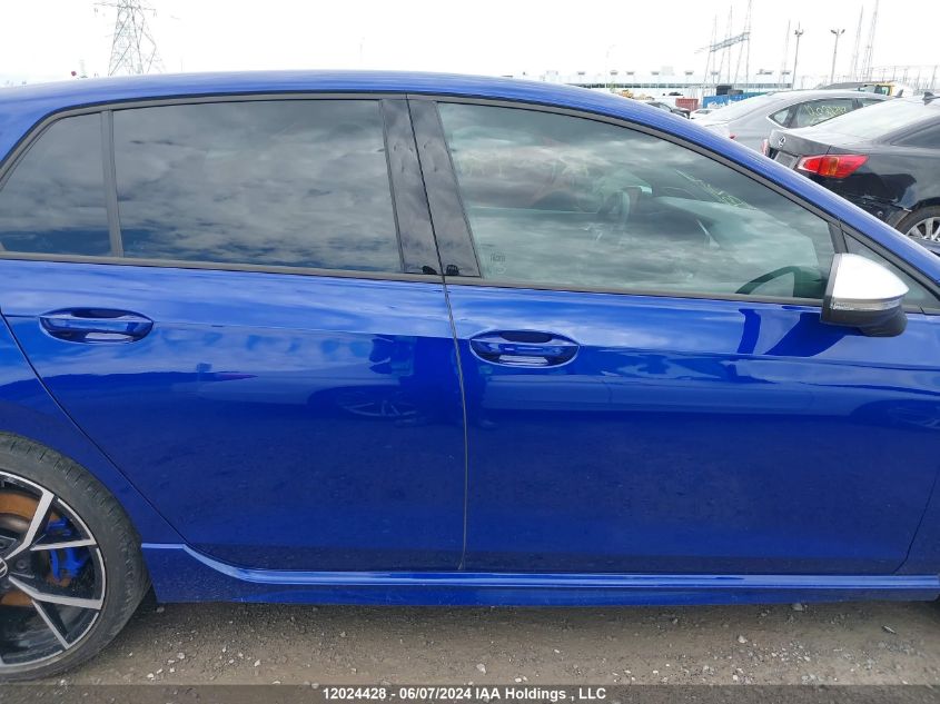 2022 Volkswagen Golf R VIN: WVWEB7CD6NW158175 Lot: 12024428