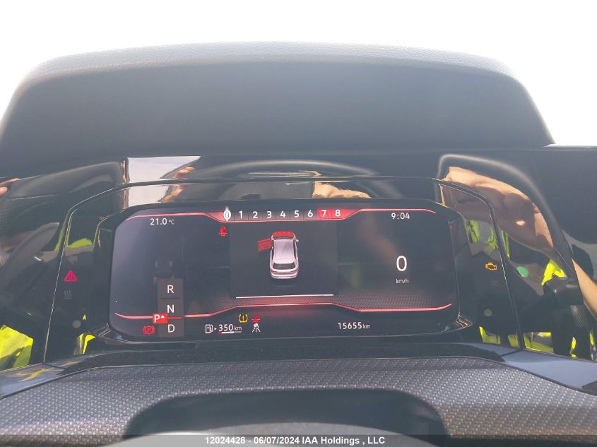 2022 Volkswagen Golf R VIN: WVWEB7CD6NW158175 Lot: 12024428