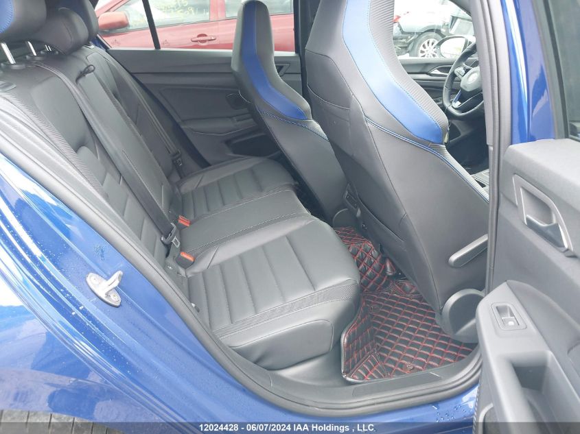 2022 Volkswagen Golf R VIN: WVWEB7CD6NW158175 Lot: 12024428