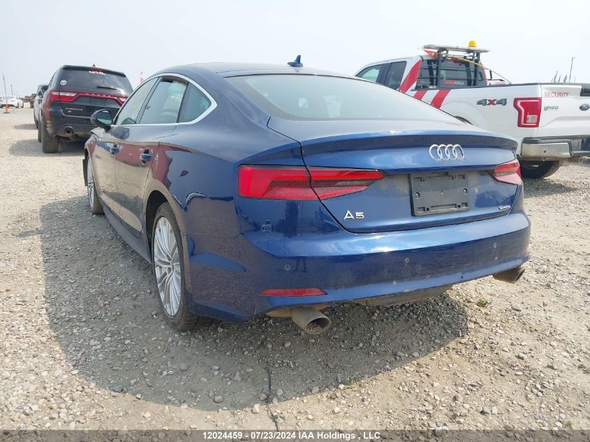 2018 Audi A5 Sportback VIN: WAUENCF58JA005208 Lot: 12024459