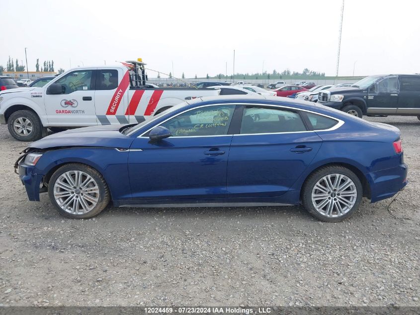 2018 Audi A5 Sportback VIN: WAUENCF58JA005208 Lot: 12024459