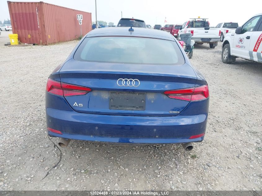 2018 Audi A5 Sportback VIN: WAUENCF58JA005208 Lot: 12024459