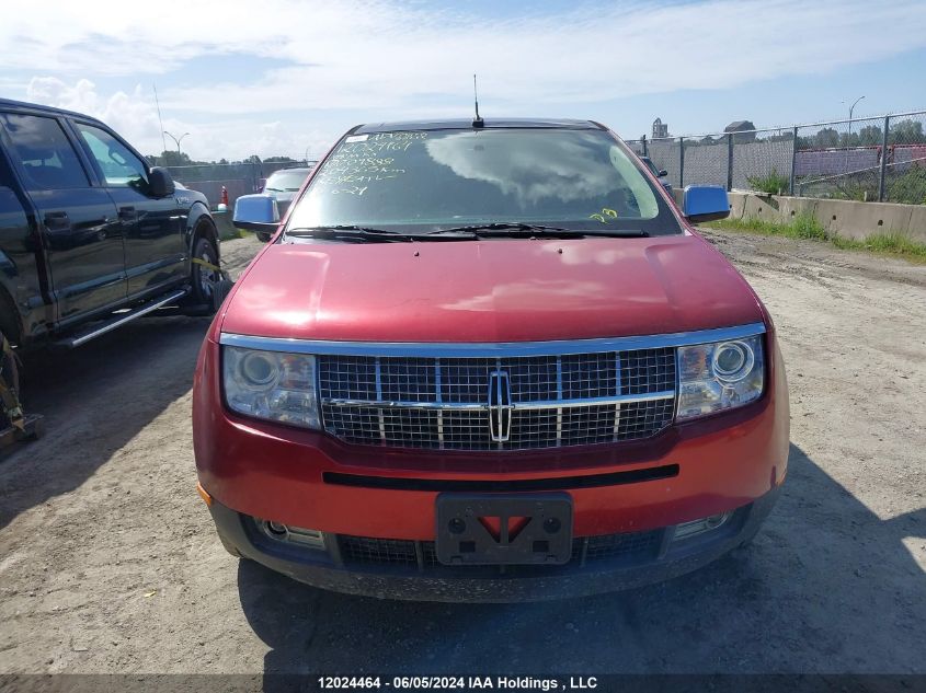 2008 Lincoln Mkx VIN: 2LMDU88C58BJ09888 Lot: 12024464