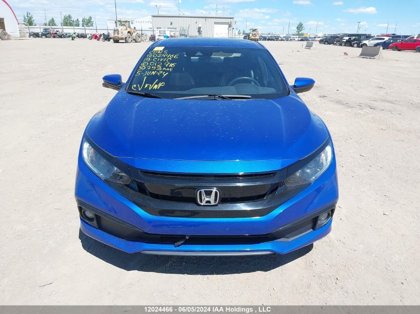 2019 Honda Civic Sedan VIN: 2HGFC2F8XKH012716 Lot: 12024466