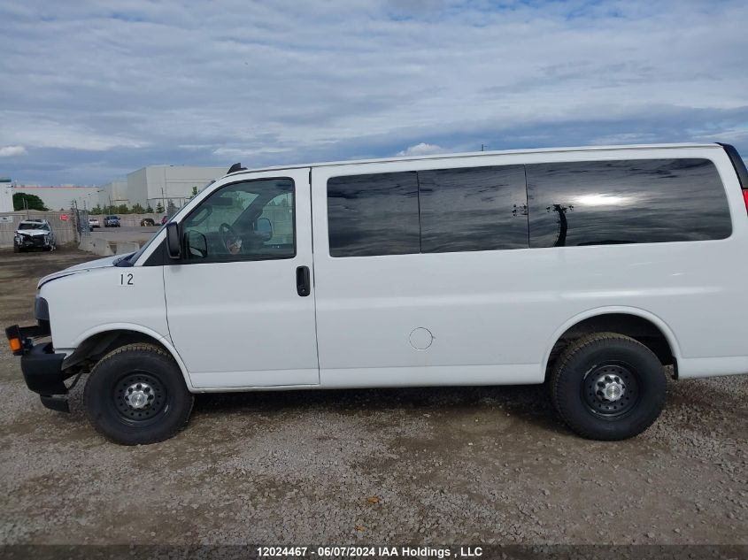 2022 Chevrolet Express Passenger VIN: 1GAWGEFP7N1224173 Lot: 12024467