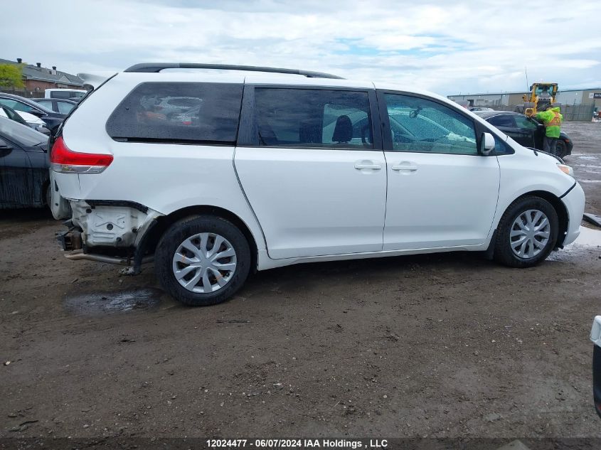 2013 Toyota Sienna Le VIN: 5TDKK3DCXDS371873 Lot: 12024477