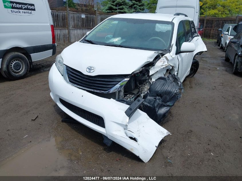 2013 Toyota Sienna Le VIN: 5TDKK3DCXDS371873 Lot: 12024477