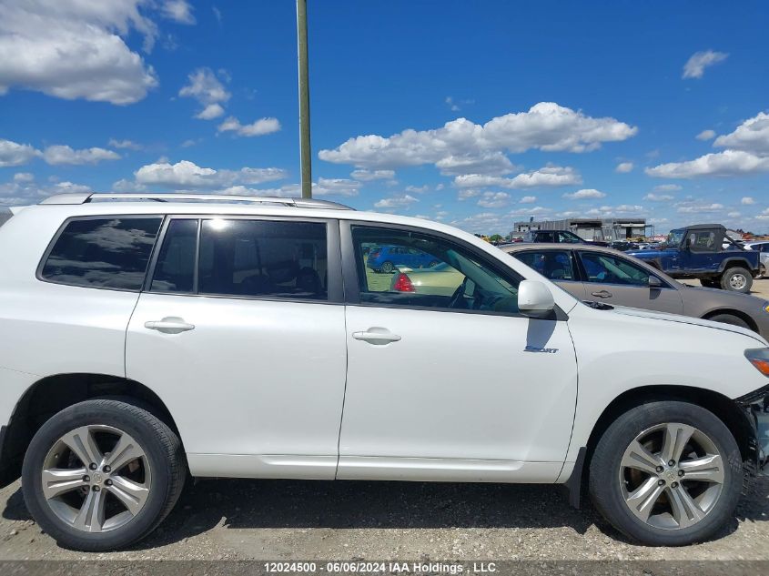 2009 Toyota Highlander Sport VIN: JTEES43A792150549 Lot: 12024500