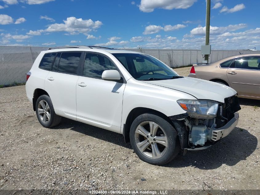 2009 Toyota Highlander Sport VIN: JTEES43A792150549 Lot: 12024500