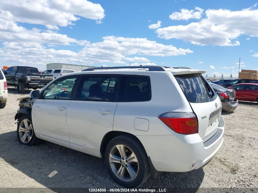 2009 Toyota Highlander Sport VIN: JTEES43A792150549 Lot: 12024500