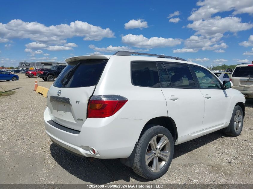 2009 Toyota Highlander Sport VIN: JTEES43A792150549 Lot: 12024500