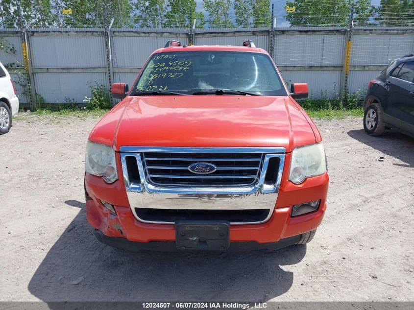 2007 Ford Explorer Sport Trac VIN: 1FMEU53867UB19727 Lot: 12024507