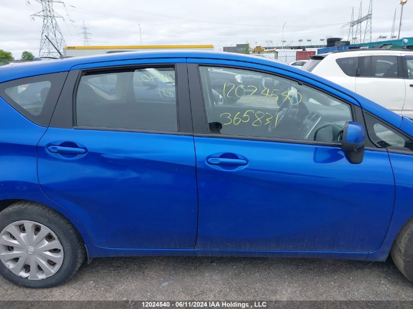 2014 Nissan Versa VIN: 3N1CE2CP2EL365831 Lot: 12024540