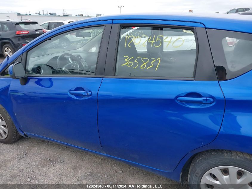 2014 Nissan Versa VIN: 3N1CE2CP2EL365831 Lot: 12024540