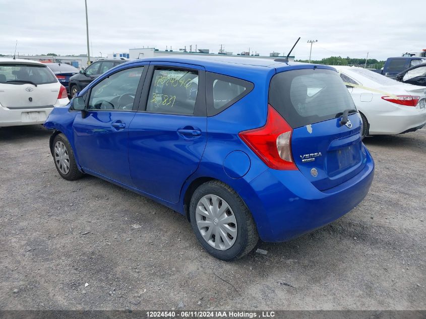 2014 Nissan Versa VIN: 3N1CE2CP2EL365831 Lot: 12024540