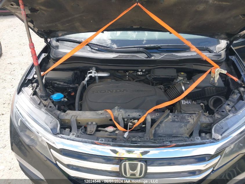 2016 Honda Pilot Touring VIN: 5FNYF6H96GB507360 Lot: 12024546