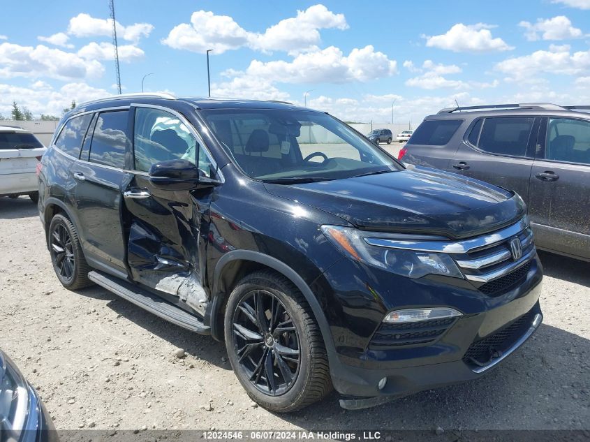 2016 Honda Pilot Touring VIN: 5FNYF6H96GB507360 Lot: 12024546