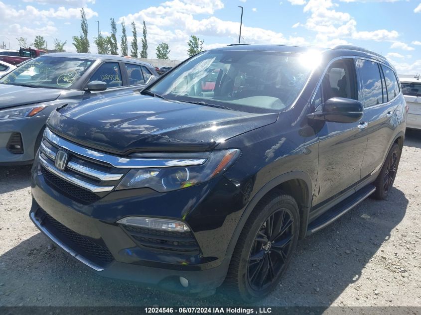 2016 Honda Pilot Touring VIN: 5FNYF6H96GB507360 Lot: 12024546