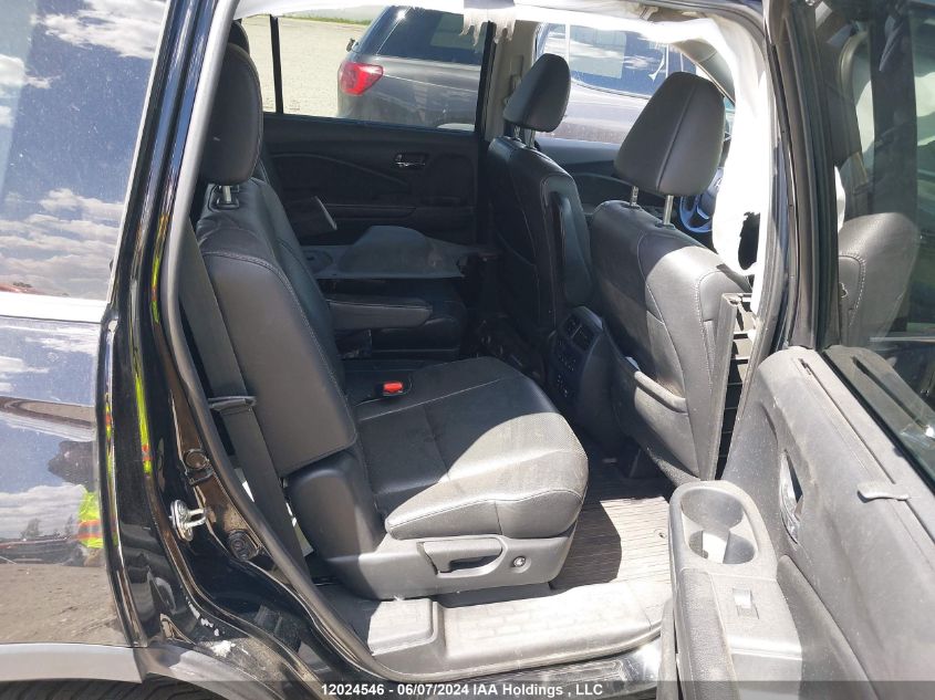 2016 Honda Pilot Touring VIN: 5FNYF6H96GB507360 Lot: 12024546