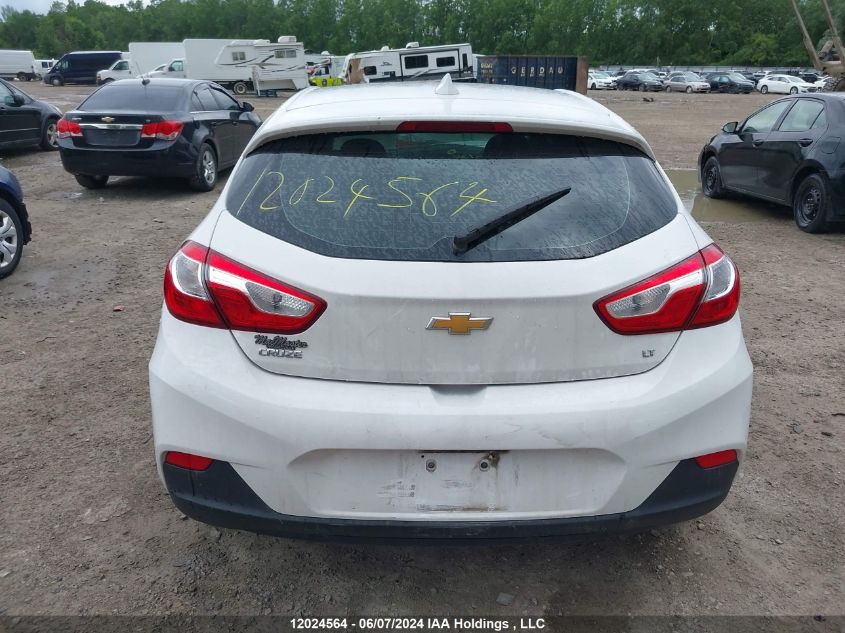 2017 Chevrolet Cruze Lt VIN: 3G1BE6SM4HS583151 Lot: 12024564