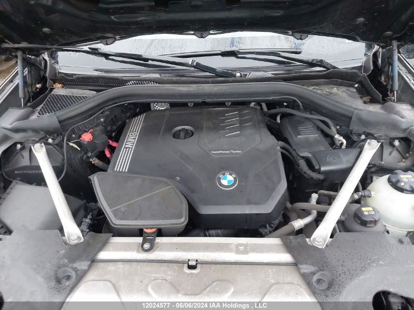 2020 BMW X3 xDrive30I VIN: 5UXTY5C03L9C54348 Lot: 12024577