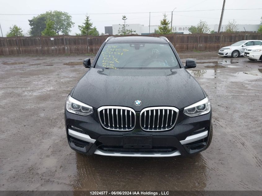 2020 BMW X3 xDrive30I VIN: 5UXTY5C03L9C54348 Lot: 12024577
