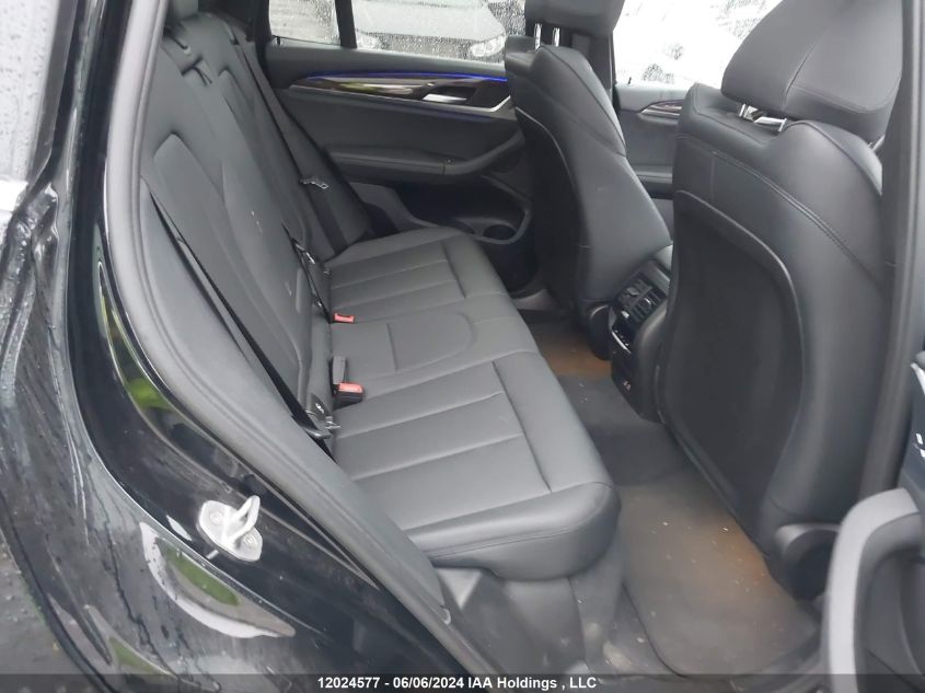 2020 BMW X3 xDrive30I VIN: 5UXTY5C03L9C54348 Lot: 12024577