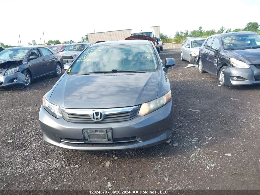 2012 Honda Civic Sdn VIN: 2HGFB2F44CH111372 Lot: 12024579