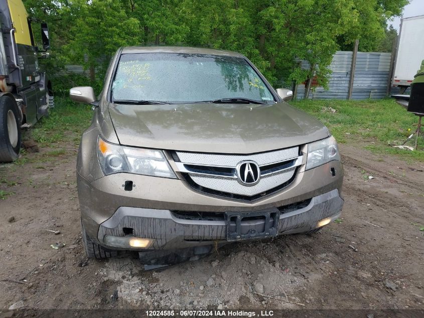 2009 Acura Mdx VIN: 2HNYD28659H002437 Lot: 12024585