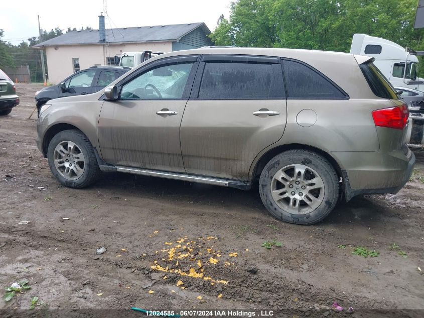 2009 Acura Mdx VIN: 2HNYD28659H002437 Lot: 12024585